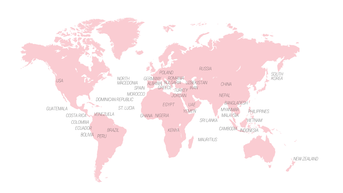 Global Presence Map
